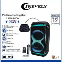 Parlante Dual 10 TREVELY WT-1012 - Karaoke - 300W
