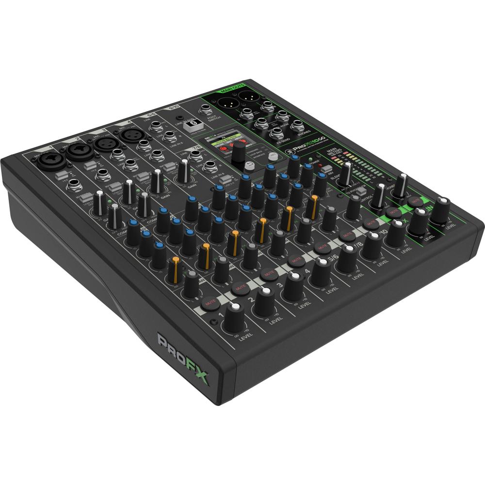 Mackie ProFX10 GO Mezclador AnalÃ³gico PortÃ¡til de 10 Canales con Interfaz USB-C y BaterÃ