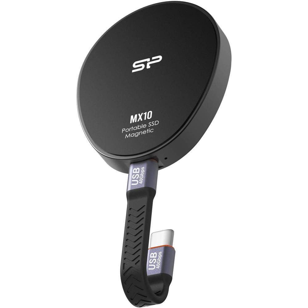 Silicon Power MX10 SSD Portátil Magnético 2TB - Resistente al Agua y al Polvo, Velocidad