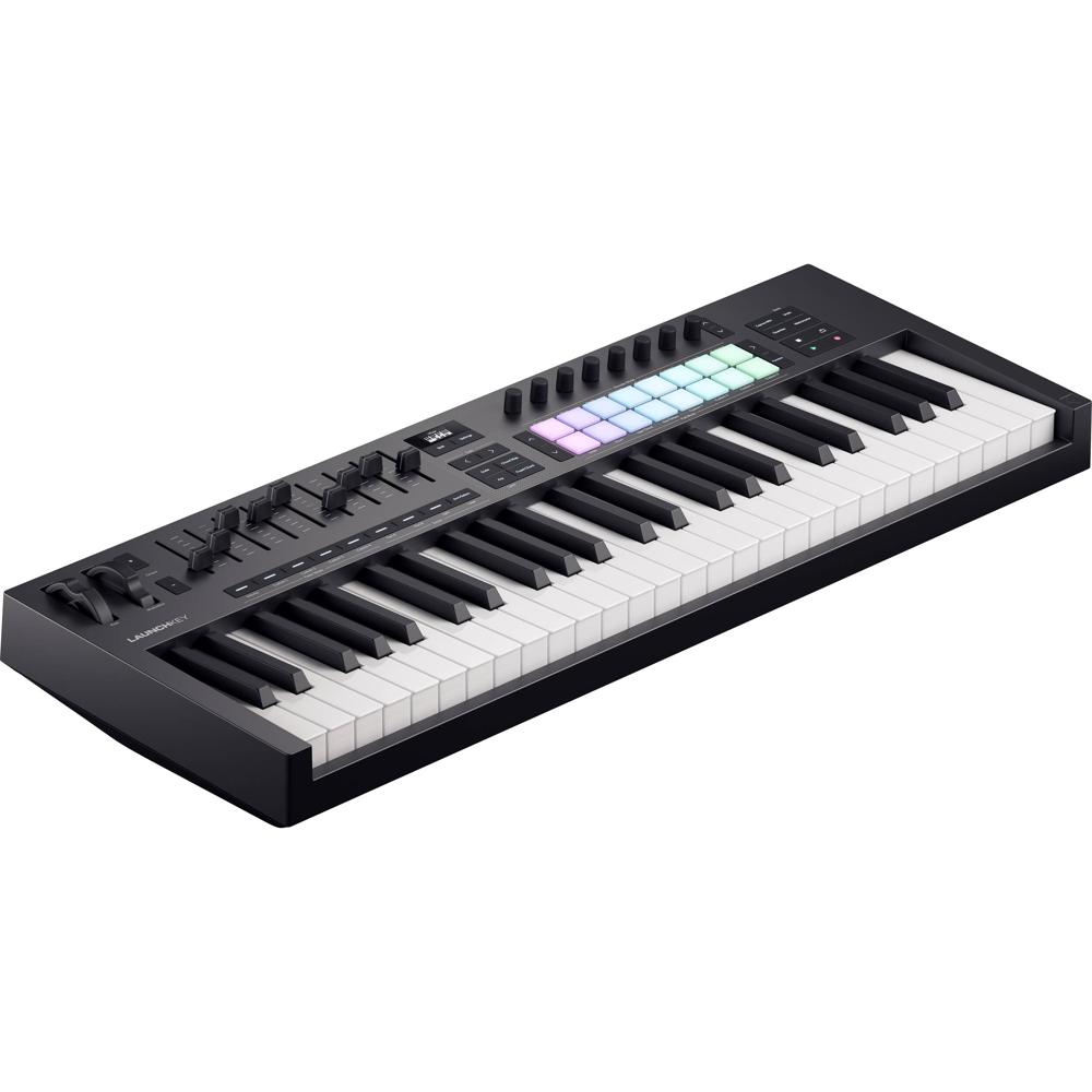 Novation Launchkey 49 MK4 Controlador MIDI USB con 49 Teclas Semi-Pesadas, 16 Pads RGB y P
