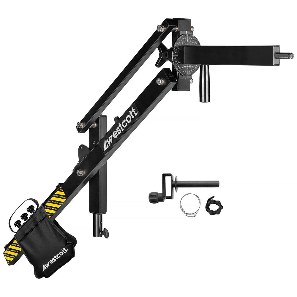 Westcott Easy Boom Boom Arm con Extensión de 14"" y Capacidad de Carga de 15 lb