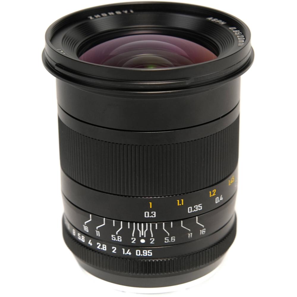 Mitakon Zhongyi Speedmaster 20mm f/0.95 Lens para Nikon Z - Ultra-Brillante, Enfoque Manua