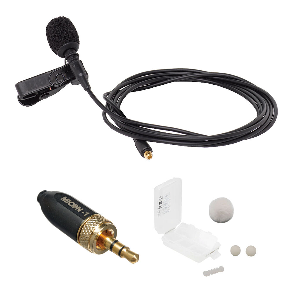 Rode Lavalier Microphone MiCon con Adaptador 3.5mm Sennheiser y Kit Outdoor