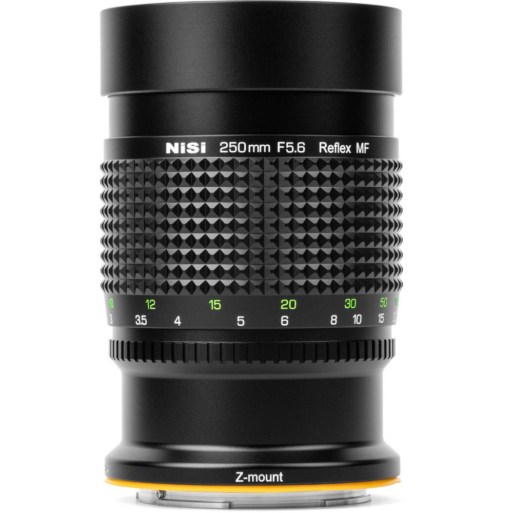 NiSi 250mm f/5.6 Reflex Lens para Nikon Z - Teleobjetivo Compacto con Bokeh Circular y Foc