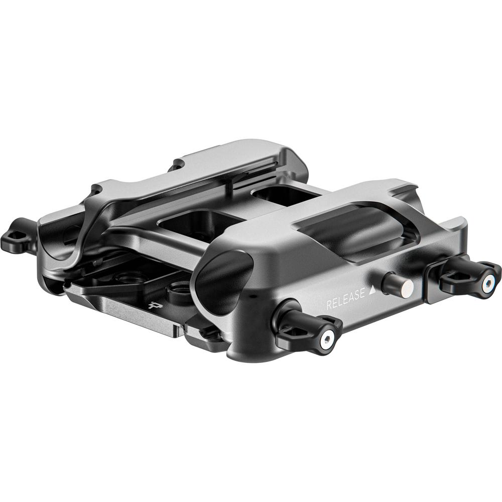 Wooden Camera Baseplate Arca-Type para Canon C80/C400 con puertos de varilla de 15mm