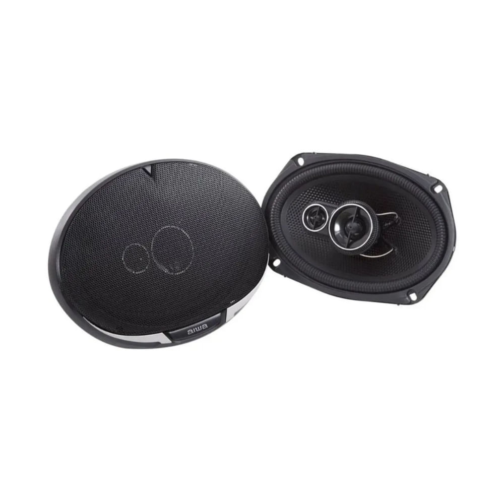 Parlantes para Auto AIWA TAW-6944 Ovalados 6x9'' 3 Vías 300W Negro