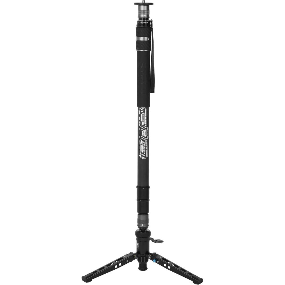 Sirui SVM-165P Monopod de Carbono 3 Secciones, Capacidad de Carga 10 kg, Altura Máxima 16