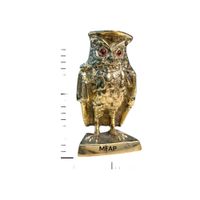 Búho Guardián en Bronce 10 cm - Protección y Sabiduría