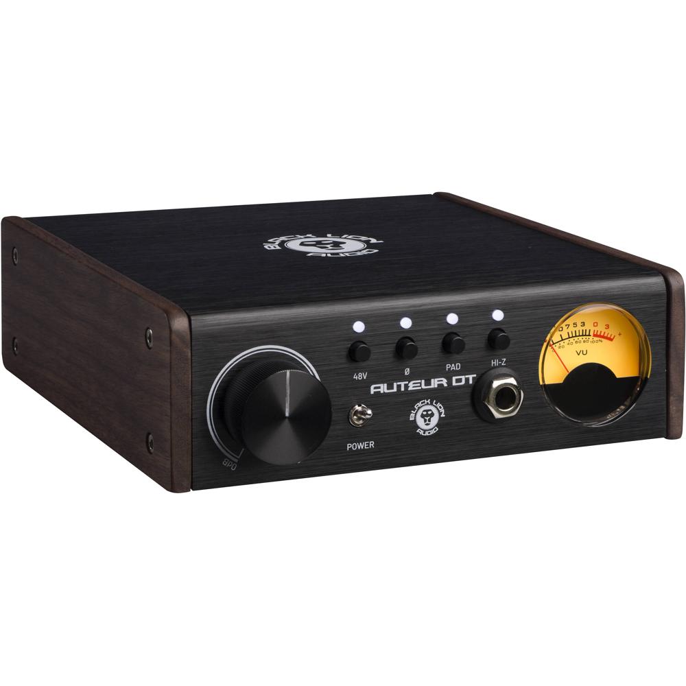Black Lion Audio Auteur DT Preamp DI Box de un canal con 60 dB de ganancia, entrada XLR ba