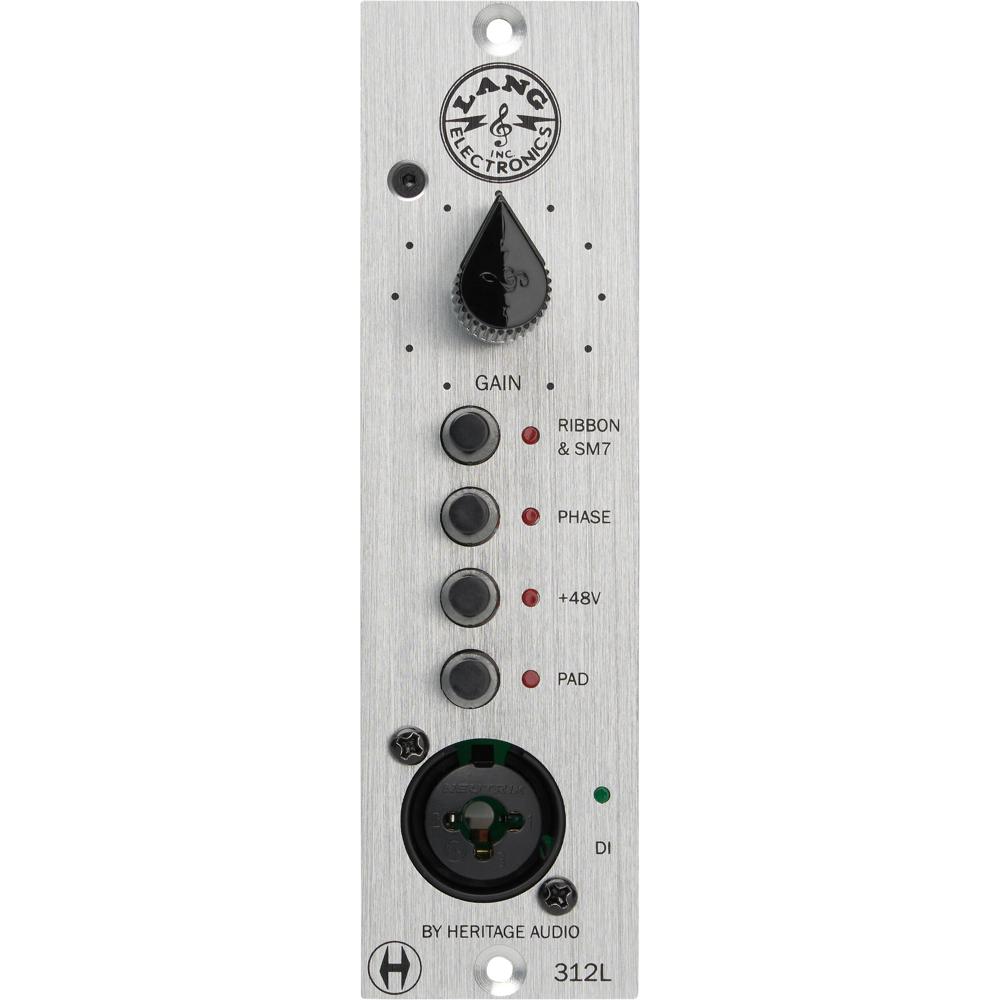 Heritage Audio 312L Preamp 500-Series con Lifter Integrado, Ganancia de 15 a 90 dB, Ultra-