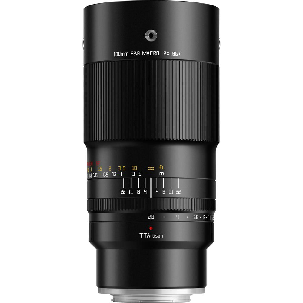 TTArtisan 100mm f/2.8 Macro Lens para FUJIFILM X - Lente Telefoto Prime, 2x Magnificación