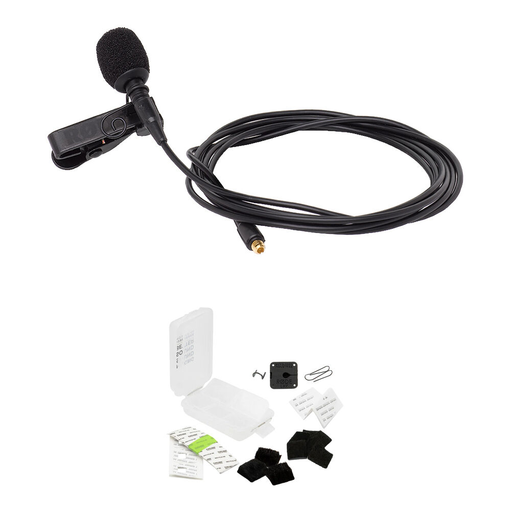 Rode Micrófono Lavalier con Kit de Ocultación (Negro) - Omnidireccional, Conector MiCon