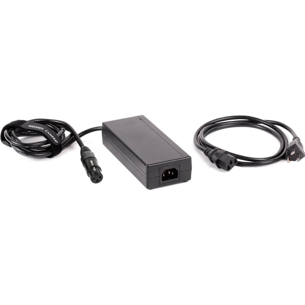 Wooden Camera Cable de Alimentación 24 VDC 3-Pin XLR Femenino con Fuente de Poder US