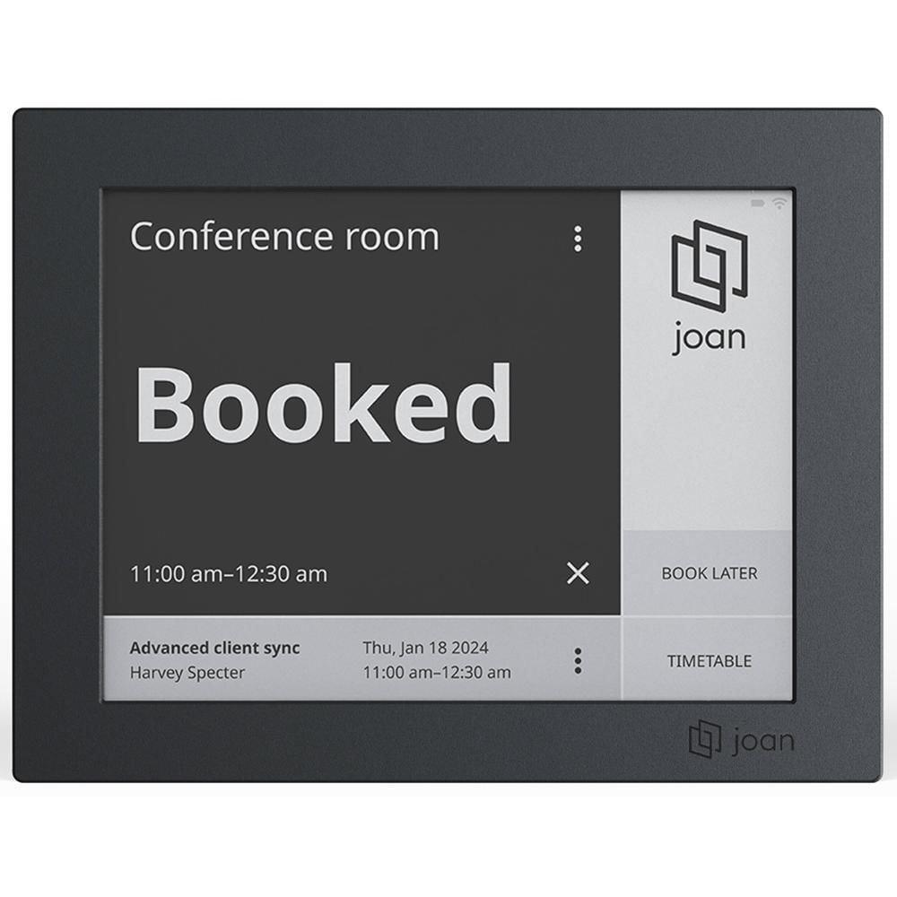 Visionect Joan 6 RE Pantalla E-Paper de Reserva de Salas de Conferencias 6"" Full HD, Conec