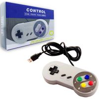Mando con Diseño SNES con Entrada USB