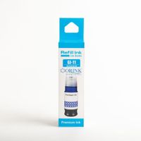 Tinta Compatible ORINK GI11 Azul Cyan de 70 ml para Canon