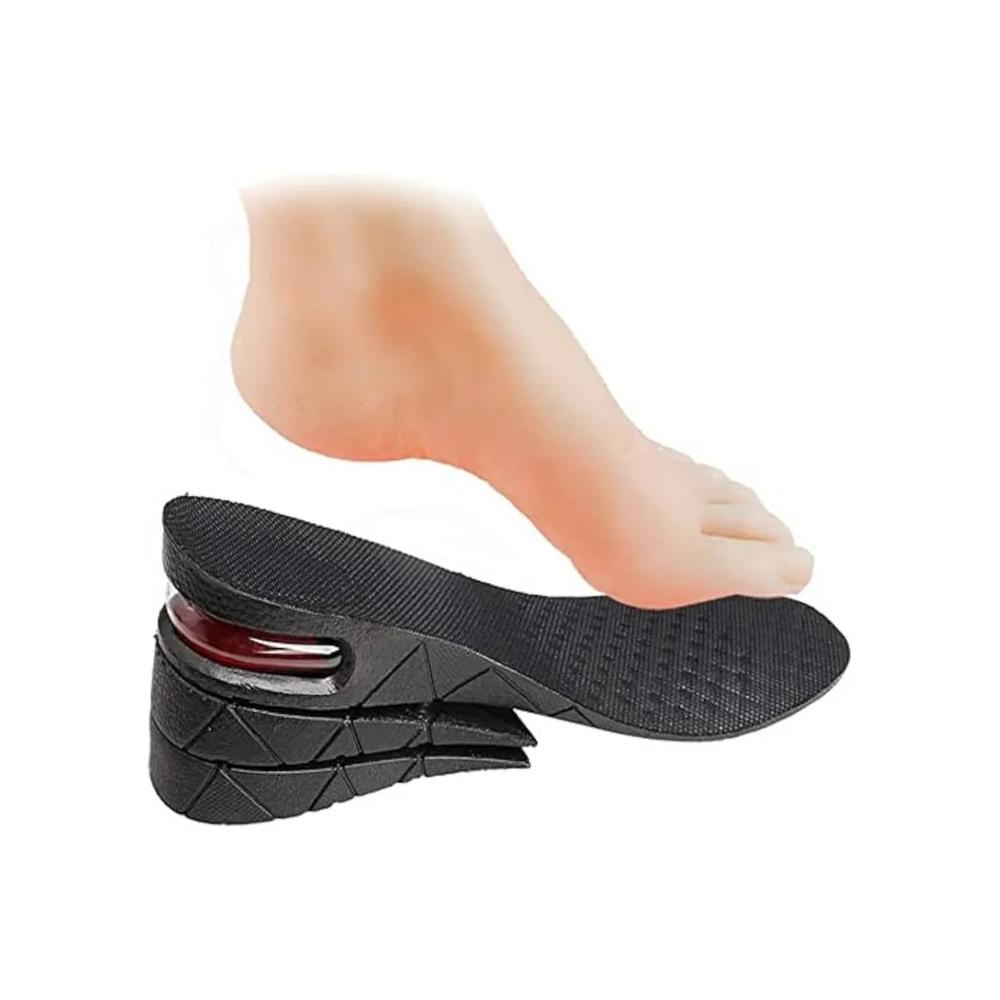PLANTILLA ELEVADORA DE ESTATURA AJUSTABLE 3 A 7 CM UNISEX