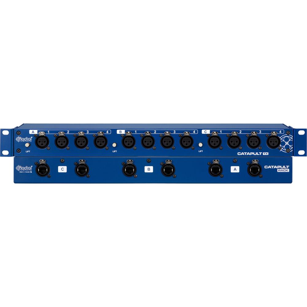 Radial Engineering Catapult Rack TX - Snake de Audio Analógico Pasivo de 12 Canales con C