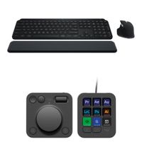 Logitech MX Creative Console Master Kit - Consola de Streaming para macOS/Windows, 9 Boton