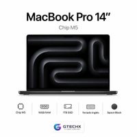 Laptop Apple Macbook Pro 14"" Chip M5 16GB RAM 1TB SSD Teclado Inglés Space Black