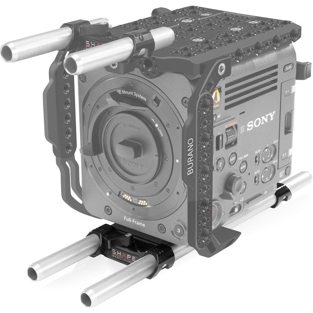 SHAPE Baseplate 15mm LWS para Sony BURANO con 2 varillas de 12""
