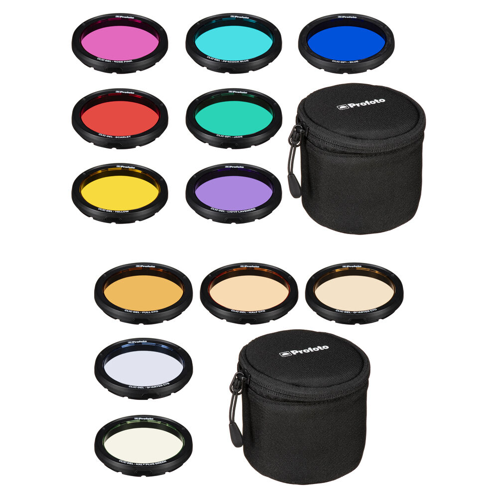 Profoto Clic Color Correction & Effects Kit - 7 Filtros de Efecto y 5 Filtros de CorrecciÃ