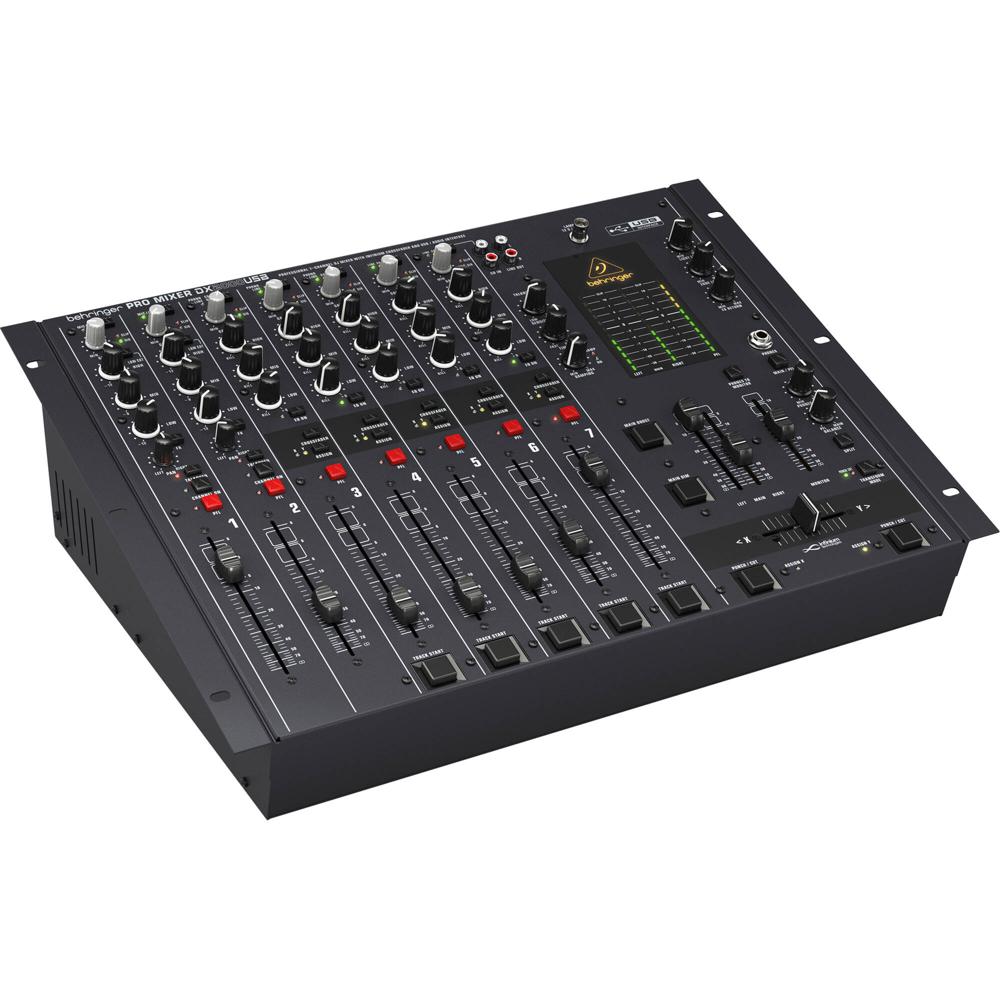 Behringer DX2000USB Mezclador DJ Profesional de 7 Canales con Crossfader INFINIUM y Interf