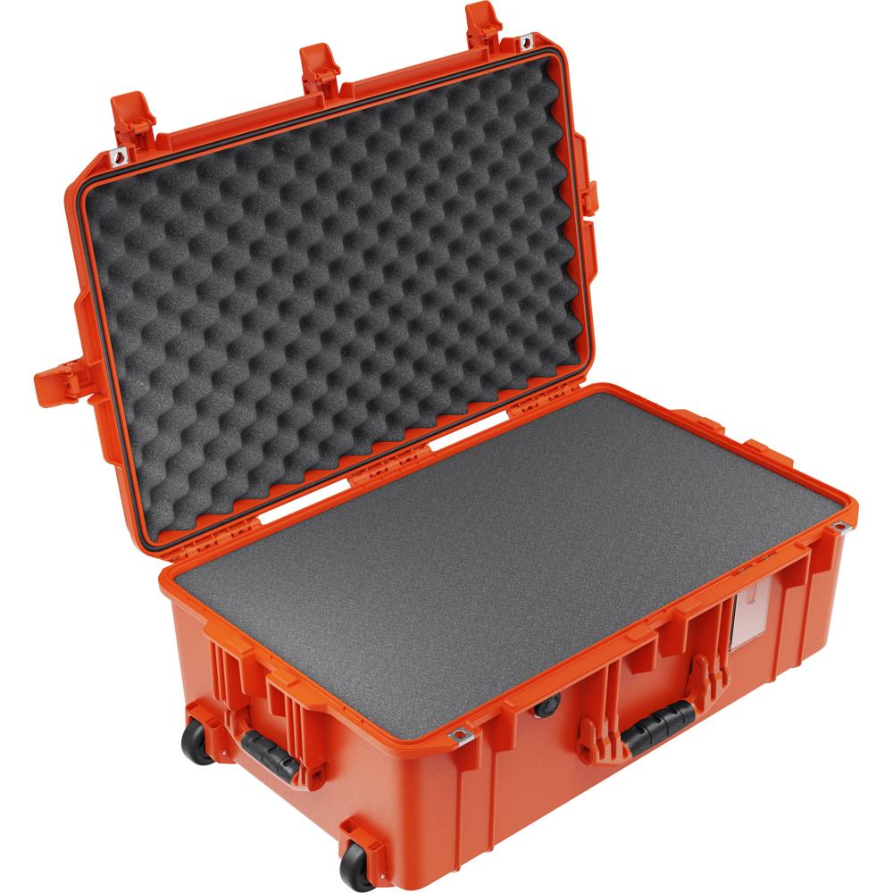 Pelican 1595AirWF Estuche Duro con Ruedas Naranja 56.6L - Impermeable, Resistente al Polvo