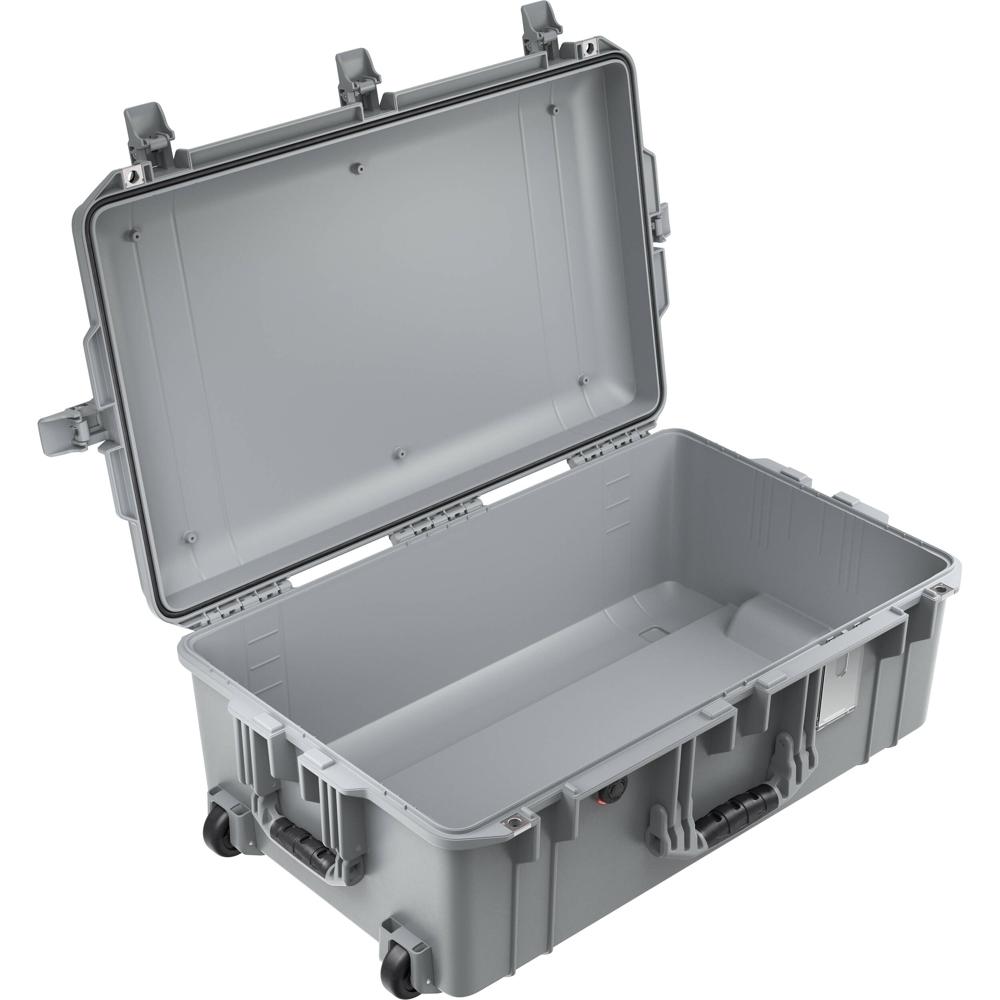Pelican 1595AirWF Estuche Duro con Ruedas Plata 56.6L - Impermeable, Resistente al Polvo y