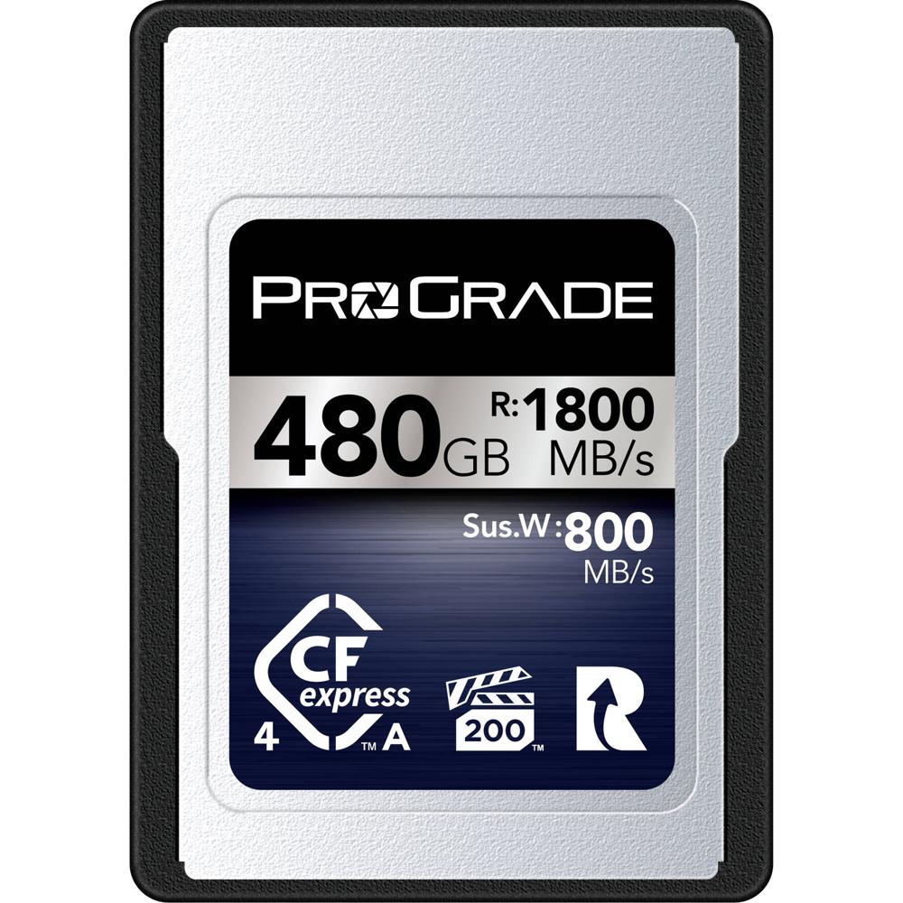 ProGrade Digital CFexpress 4.0 Type A Iridium 480GB - Velocidades de lectura hasta 1800 MB