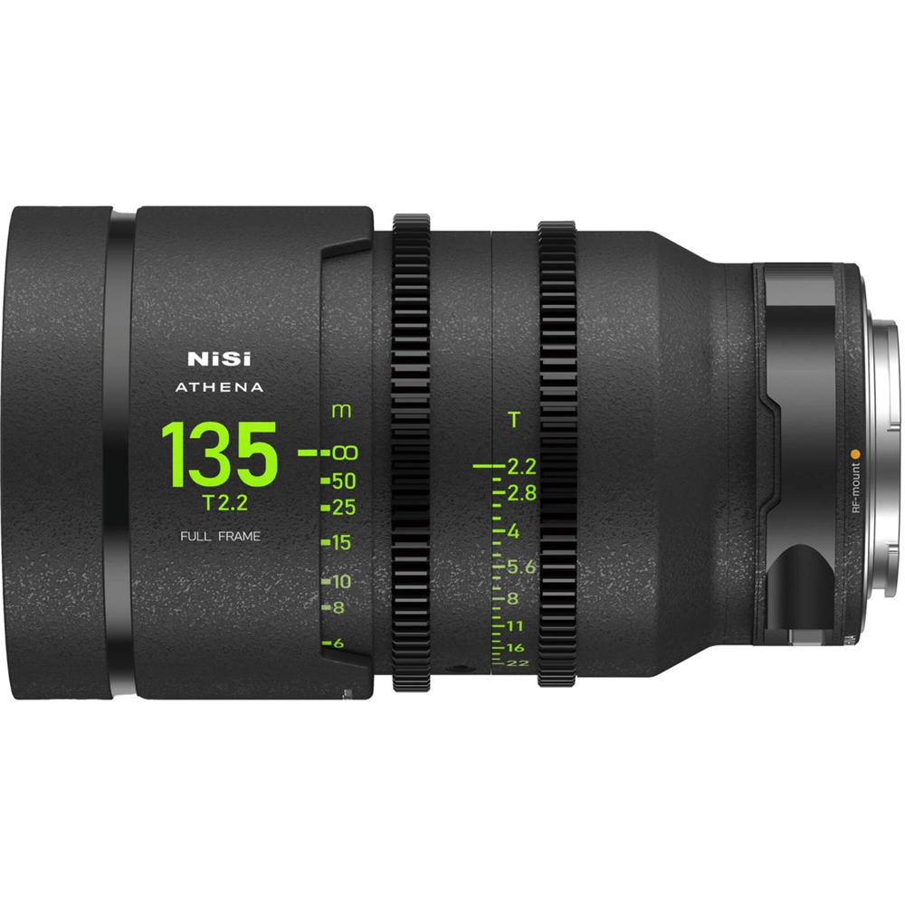 NiSi ATHENA PRIME 135mm T2.2 Lente Full-Frame para Canon RF con Montura para Filtros Drop-
