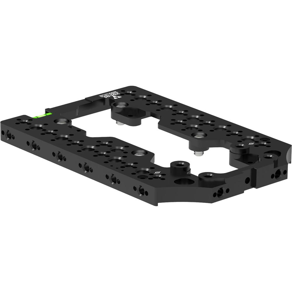Vocas Top Cheese Plate para Sony BURANO - Aluminio, Nivel de Burbuja, 12x 3/8""-16 y 27x 1/