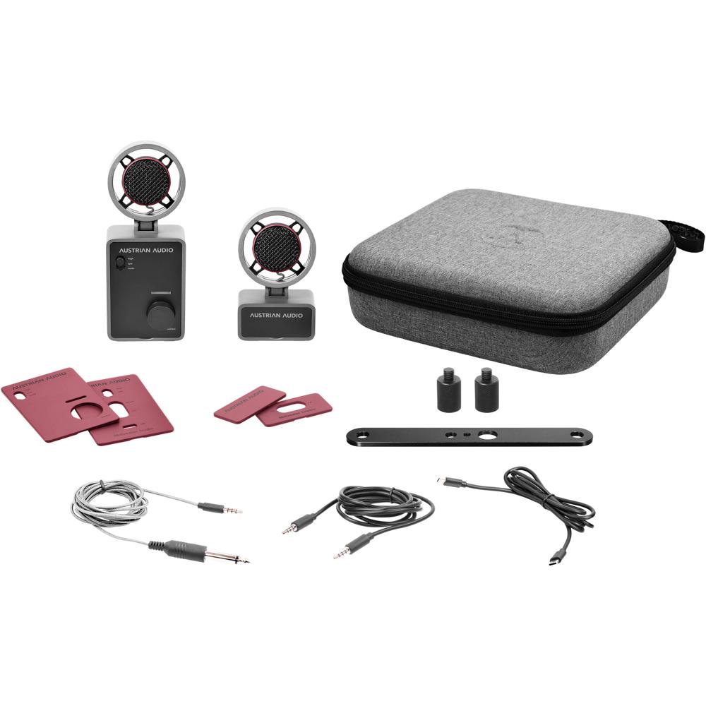 Austrian Audio MiCreator System Set - Micrófono USB-C y Micrófono Satélite para Grabaci