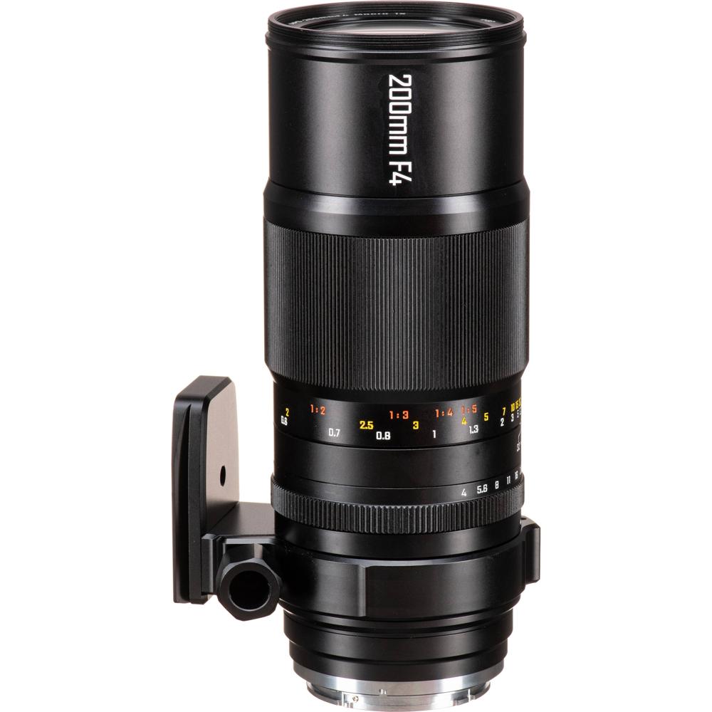 Mitakon Zhongyi 200mm f/4 1x Macro Lens para Canon EF - Apochromatic, Enfoque Manual, Dist