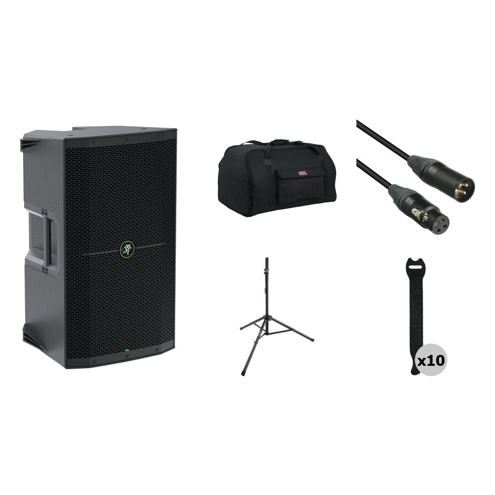 Mackie Thump212XT 12"" Altavoz Activo PA 1400W con Mixer de 2 Canales y Soportes