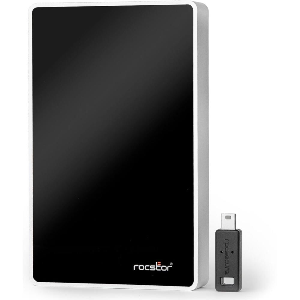Rocstor Rocsecure EX32 1TB SSD Portátil Encriptado USB 3.2 Gen 1 con Autenticación por T