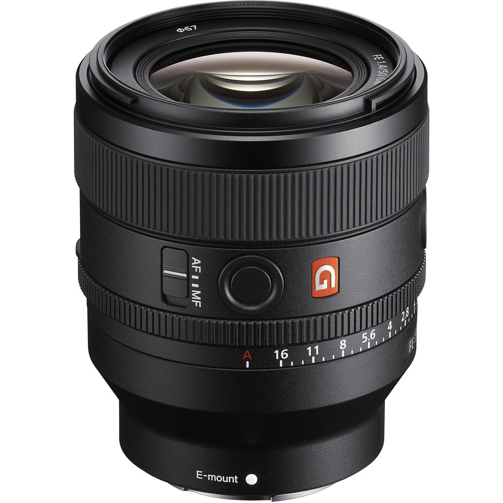 Sony Objetivo FE 50mm f/1.4 GM - Montura Sony E, Apertura Máxima f/1.4, Diseño G-Master,
