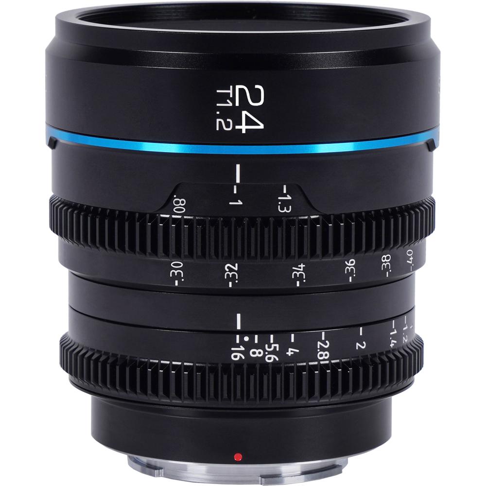 Sirui Night Walker 24mm T1.2 S35 Lente Cine RF-Mount - Apertura T1.2, Diseño Compacto, 12