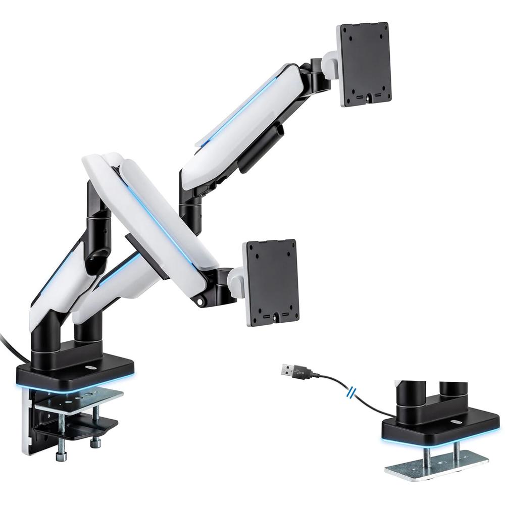 Mount-It! Soporte Doble para Monitores de Alta Resistencia hasta 35"" - Ajuste Completo, Il