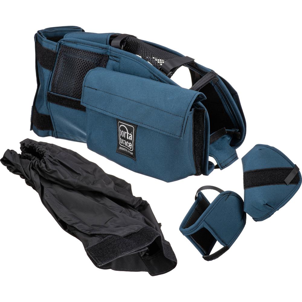 PortaBrace Shoulder Case AJ-CX4000 Azul - Funda Personalizada para Cámara Panasonic con P
