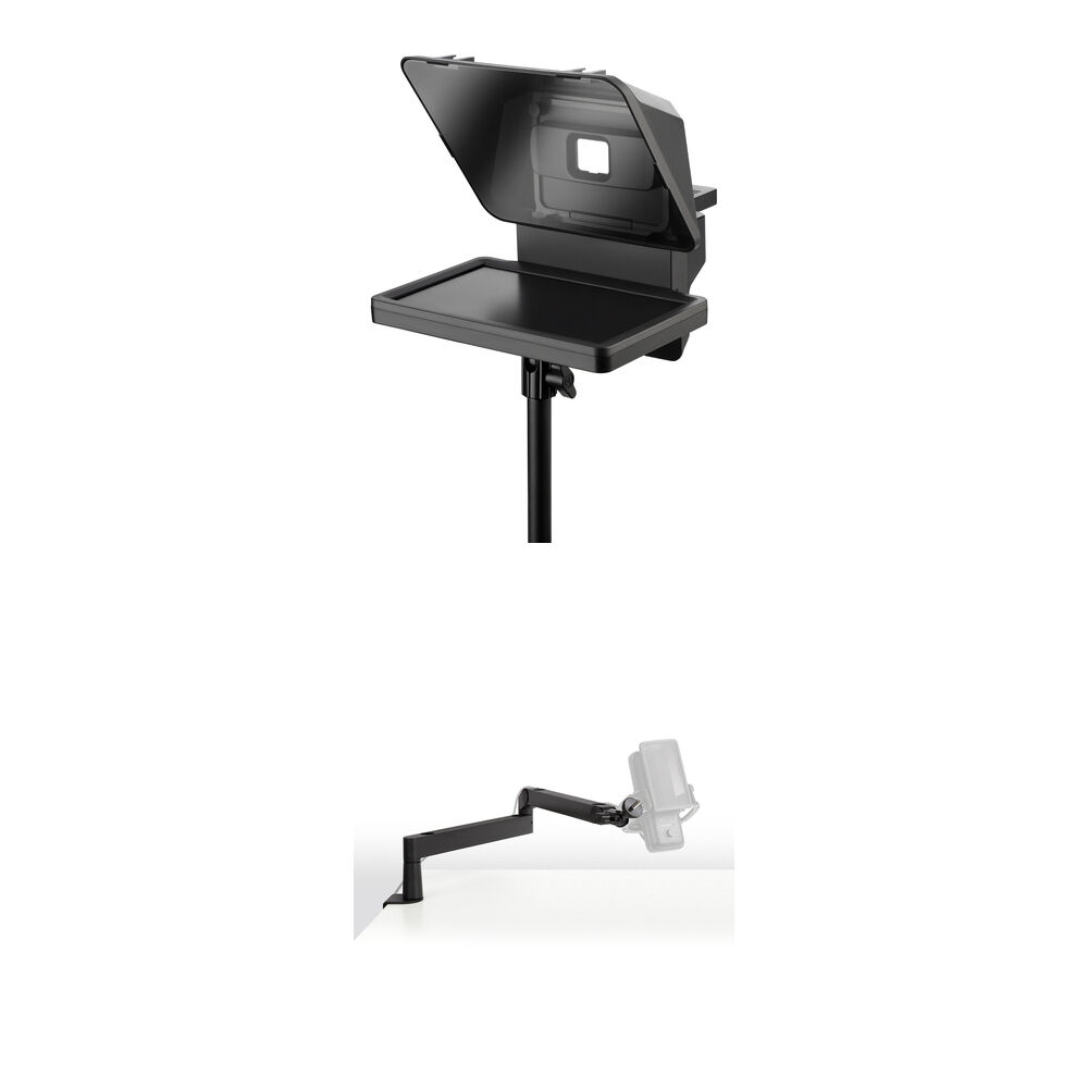 Elgato Creator's Prompter Bundle - Teleprompter Compacto para Uso sobre Monitor y Brazo de