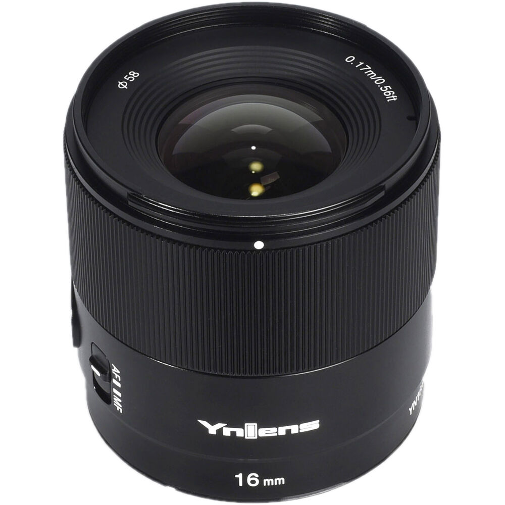 Yongnuo YN16mm f/1.8S DA DSM Lente para Sony E - Gran Angular Rápido, Motor de Enfoque Si