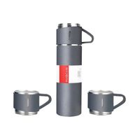 Termo de Acero Inoxidable con 3 Tazas