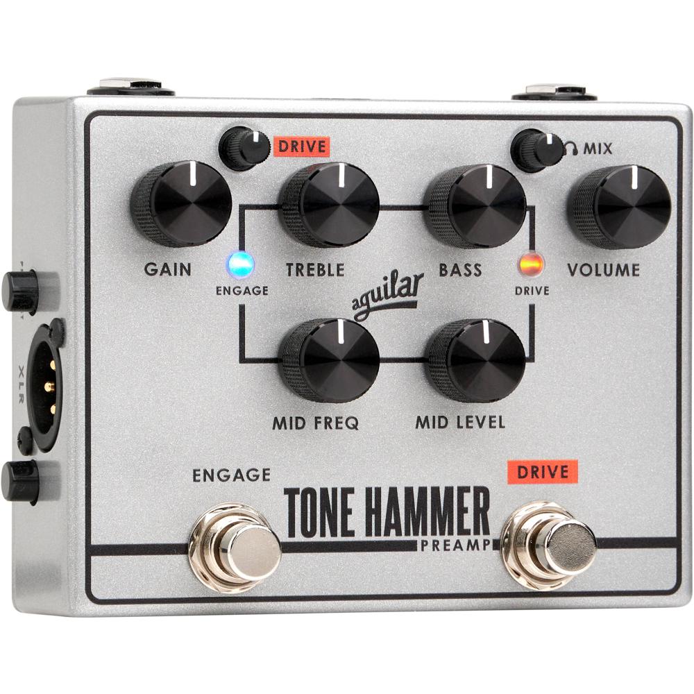 Aguilar Tone Hammer V2 Preamp / Direct Box Pedal - Preamp para Bajo con EQ de 3 bandas y C