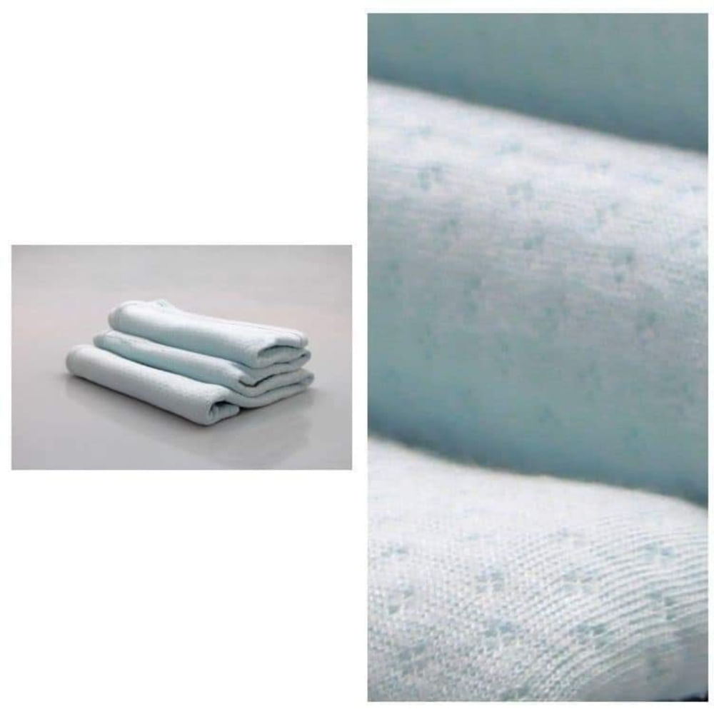 Manta Moms Cottons Celeste Claro