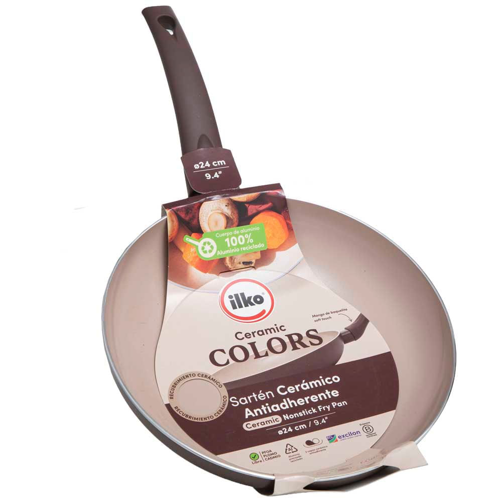 Sartén ILKO Ceramic Colors Mocka 24cm