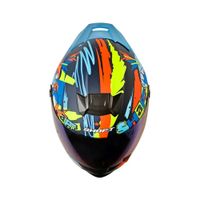 Casco Integral SHAFT SH-502SP Sharkie Azul Talla L Certificado DOT para Moto Seguridad Premium Pro