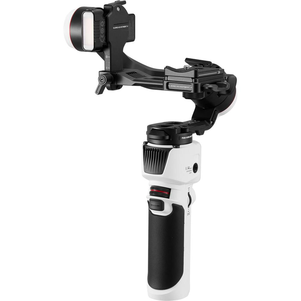 Zhiyun Gimbal Estabilizador de Mano CRANE-M3 S 3 Ejes con Luz de Relleno 1000 Lux y Pantal