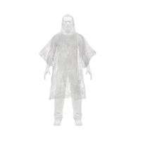 Poncho Capamanga Desechable de Polietileno Impermeable Transparente    Pretul PONCHO-PD