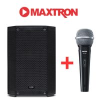Promo Maxtron Parlante REVO MXT 8115  Microfono SV 100 alambrico